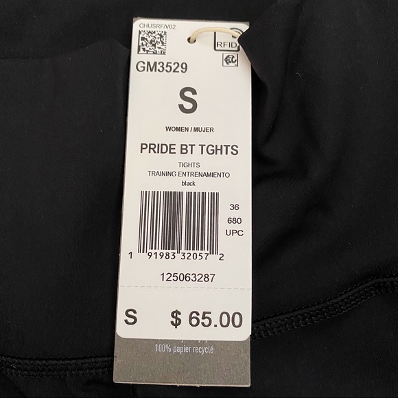 Adidas Pride 3-Stripes 7/8 Leggings - Picture 14 of 14